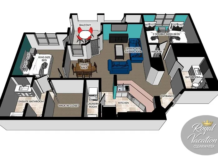 Royal Dream At Avalon Clearwater - Pool & Free Parking - 10 Min Drive To Clearwater * Clearwater Beach